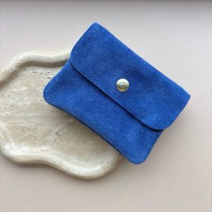 Portemonnee | Kobalt Suède