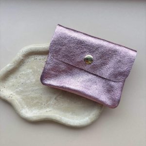 Portemonnee | Licht Roze Metallic