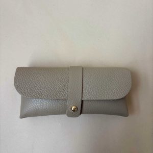 Leren Brilhoes | Taupe